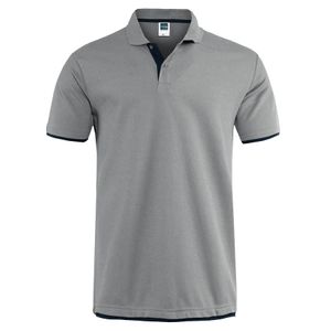 Camisas de pólo de verão casuais Men 13 Cor de manga curta sólida respirável anti-pilão polos de algodão masculina HOMBRE PLUS TAMANHO XS-3XL 240601