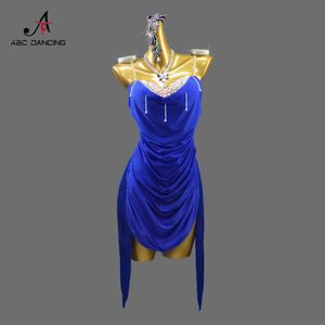 Stage desgaste 2024 Latin Dance Suit de mulher Party Line Come Wear Girl Competition Dress para roupas de baile Novas roupas esportivas femininas