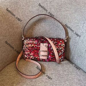 Fendidesigner Bag Designer Baguette Baguette Baguette dla kobiet Wysokiej jakości luksusowe torby mody crossbody cekinowe nowe damskie torebki torebki