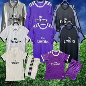 16 17 Real Madrid Jersey Langarmed Modric James Benzema 2016 Real Madrid Home und Away 3 Kroos Bale Sergio Ramos Kinder