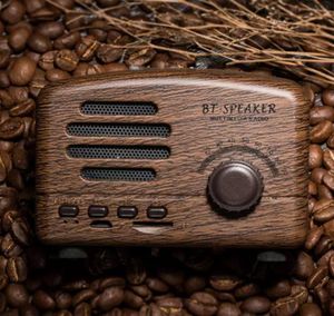 BTSPeaker Retro Radio Bluetooth Głośnik Vintage nostalgiczne nostalgiczne głośniki HiFi Wsparcie 1200MAH V41 TF USB FM Aux BT016615964