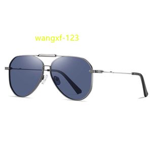 Luxury Metal Polarised Shades Hot Selling UV400 Aviation Men Sun Glasses Vintage Fashion Luxury Metal Pilot Solglasögon