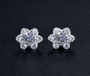 Sterling Silver S925 2CT Moissanite Diamond Earring Women Wedding Engagementörhängen Utmärkt Cut Brilliant Hip Hop Gift7900400