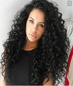 Pełne koronkowe peruki ludzkie włosy fala wodna włosy koronkowa peruka hiszpańska fala pełna koronkowa peruki ludzkie włosy dla czarnych kobiet1432191