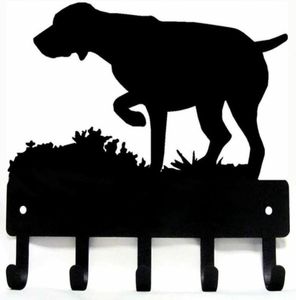 German Shorthaired Pointer Dog 6quot Key Hooks Keychain Holder Metal Wall Art1344607