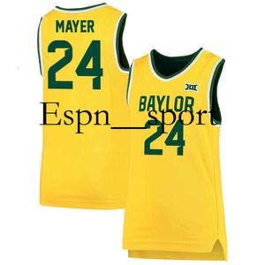 T9 Baylor Bears＃45 Davion Mitchell 2020-21レプリカカレッジバスケットボールジャージー任意の番号と名前24 Matthew Mayer 12 Jared Butler 11