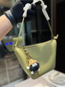 New Wandering bag Lightweight minimalist high-end leather bag plush hanging decoration adjustable shoulder strap luxurys designer bag L