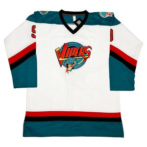 Detroit Vipers Retro Hockey Jersey Sömde Vintage Custom Any Name and Number