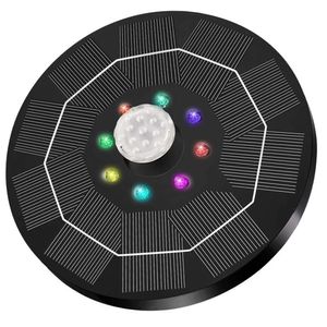 30W35W Bomba de água de água solar de energia solar Banho de pássaro 8 led Pond Floating Pond Pool de peixes de jardim ao ar livre 240521