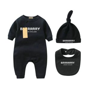 Dzieci Bodysuit for Babies Noworty Baby kombinezon Designer marka Letter Costume kombinezon strój ubrania romper outfi hat 3PC CSG2401187-6