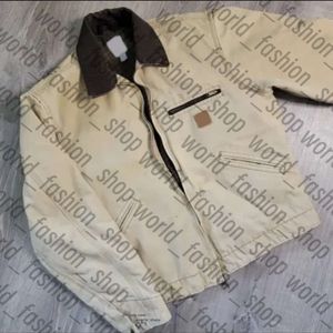 デザイナーメンズジャケット洗浄されたファッションプルオーバーコートラペル高品質のネックウールウールの服アウトウェアパッド入りカーハートジャケットトップコートヒップホップロングズボン75