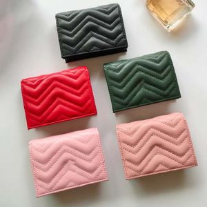 Mens Wallet Plånbok Designers Woman Card Holder Purse High Quality Card Holder Luxury Bag Fashion Bags Real Leather Flip Top Design kommer med damm och låda plånbok