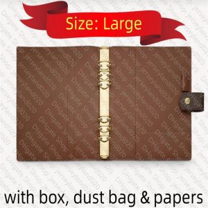 R20106 Stor ringagenda Cover Wallet Card Holder Planner Diary Flower Canvas290V