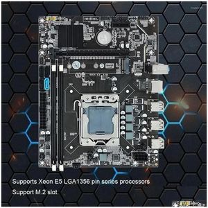 Motherboards X79 Desktop Motherboard DDR3 Memory LGA 1356 Gaming PC Mainboard 1866MHz Uter 2450 CPU SATA2.0/3.0 M.2 Gränssnitt Drop D DHFA7