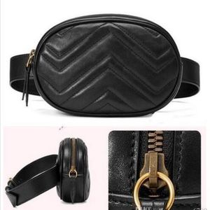 أزياء Pu Leather Handbags Women Weist Packs Fanny Packs Handbag Lady Beal Bag Bag Crossbody Bag4 203H