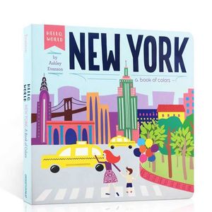 Learning Toys Hello World New York A colorful book original English board book activity pictures of early childhood education G240529