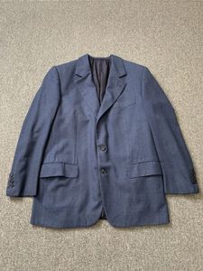Designer blazers för män ull enkelbröst kostymjacka
