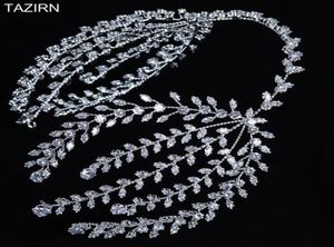 2020 NYA FULL CUBIC ZIRCONIA Mjuka pannband Bröllop Bridal Tiaras CZ Pageant Headpieces Hårband Zircon Party Prom Hair Jewelry9528648