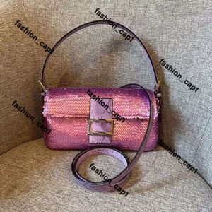 Fendibags Designer Baguette Baguette Baguette dla kobiet Wysokiej jakości luksusowe modne torby na crossbody cekinowe nowe lęki Bling torebki torebki 711