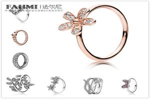 FAHMI 100925 Sterling Silver Winter Christmas Ring Original Ms Wedding Fashion Jewelry 2172803