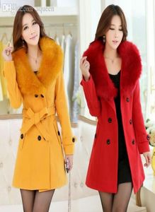 WHOLEWOMENS FUR TWILAR معطف الصوف الصدر المزدوج الصدر الطويل سترات الشتاء معاطف باركا للسيدة mlxlxxlxxxl 357829847