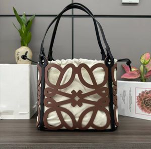 Anagram tote bag spiglia da spalla lady beach totes casual totes multifunzionale vanello in pelle top maniglia top trasporto in pelle di pelle cavo cavo grande grande