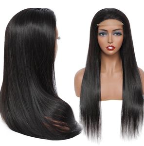 Human Hair Straight Lace Closure Front Wig For Black Women Headband Wigs Body Deep Water Wave Kinky Curly Wet And Wavy Pre Plucked5038696