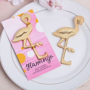 100st Fancy and Feathered Flamingo Bottle Can Opener Bridal Shower Bird Wedding Listed Gift Favors