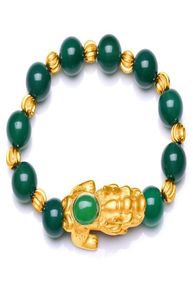 Pixiu красный черный зеленый браслет обсидианов Feng Shui Good Wealth Bracelet Unisex Pulsera Hombre Beads для ювелирных изделий 2990852