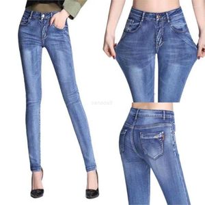 Jeans feminino jeans feminino mulheres sexy calças de lápis slim slim primavera moda casual jean lady de alta qualidade emagrece