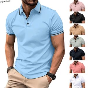 Summer Mens Ritbed Collar Cirhertxah