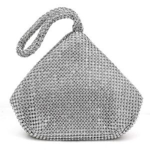Lyxdesigner kvinnor kvällspåsar diamant inlagd bankett väska kvinnors fulla diamant gruva väska mode bärbar middag väska kväll mjuk väska