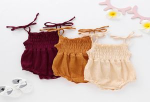 Infant Baby Kids Girl Jumpsuit Romper Bodysuit Cotton Summer Clothes Outfits6001253
