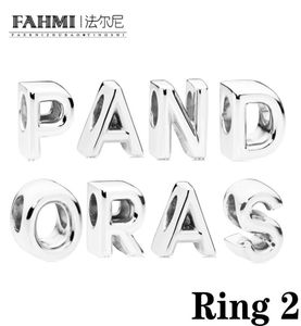 Fahmi 2020 Spring Srebrny Złoty Kolor Pierścień Crystal Wedding Pierdzież dla kobiet mężczyzn Prezent Świąteczny dla kobiet zaręczyny biżuteria RI6721787