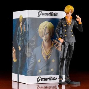 Action Toy Figures 27cm anime One Piece Vinsmoke Sanji Rökning Insert Grandista PVC Action Figurer Modelldockor Toys Kids Christmas Birthday Presents G240529