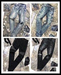 2020 Nuovi uomini di moda strappati jeans salt -davalce vecchia cabina di denim per la maggior parte dei pantaloni della cintura di moda maschile 2940 P29955714
