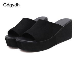 Gdgydh Summer Slip on Women Widges Sandals Platform High Heels Fashion Open Tee Ladies Nasual Shoes Mostral Responsial 2203653542