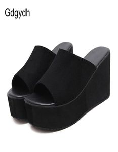 GDGYDH Summer Slip on Women Wildges Sandals Platform High Heels Fashion Open Ladies Ladies Nasual Shoes Mostral Promotion 2204078630