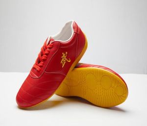 Классика Cowhide Rubber Soled обувь мужчин высококачественные туфли кунгфу Wushu Taiji Shoes4610947
