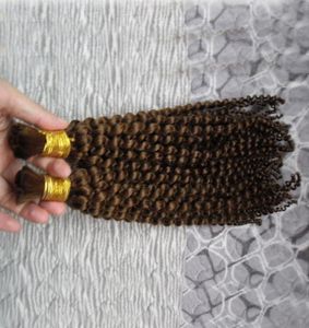 2バンドルブラジルのキンキーカーリーバンドル人間の編組髪の毛200g 200g 30インチの人間の髪の巻き毛丸がたくさんロット人間の編組2239576