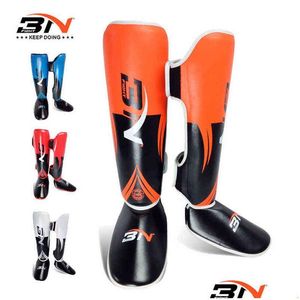 Ankle Support Bn Mma Boxing Muay Thai Shin Guards Kickboxing Leg Shield Equipment Karate Foot Protection Deo 211229 Drop Delivery Sp Dhs2M
