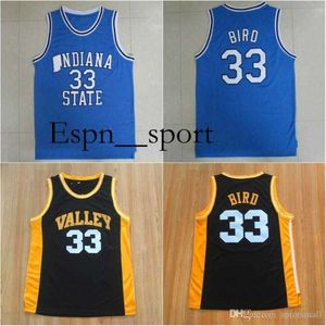 T9 #33 Indiana State College Stitched Mens Valley High School Basketball Jersey