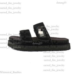 Uggliss Slipper luksusowe sandały lato nowy męski designerski sandał wygodny Uggg Slippper stały kolor otwartego palca gęsty dolny otwór górny Uggslipper Tasman kapci 18f 18f