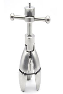 Stainless Steel Stretching Anal Plug Metal Lock Bolt Expanding Anus Butt Appliance A050 BDSM Fetish Cimp Device Sex Toys4699293