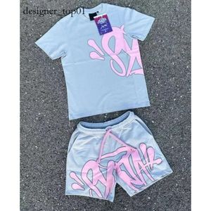 Syna World Мужские спортивные костюмы Syna Brand Brand Ropa Hombre Pant Set Men Sport Sport Syna World Stet Set Sweet Antean 2 Piece Summer Women Suit