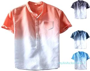 Line Tie Dyed T Shirts Summer Fashion Pockets Designer Casual Beach Hombres Tees Mens S079684282