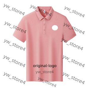 monclar shirt Men's short sleeved T-shirt summer pearl cotton polo shirt youth men's clothing solid monclar color simple and casual upper body c016