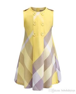 kids clothes plaid skirt sleeve bow lapels girls dress selling girls kids 100 high quality cotton characteristic zipper skirt9817667