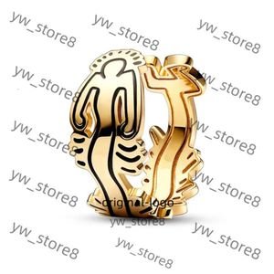 Pandoras Ring Designer Jewelry Sier Women Fit Ring Original Heart Crown Fashion Ringsゴールドメッキジルコンスパークリングプリンセスボーンパンドーリングラグジュアリーギフト3340