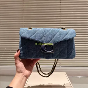 2024 Yeni Tasarımcı Denim Çantalar Toybu Tote Çanta Kadınlar İçin Lüks Bel Çantası Otabby Çapraz Vücut Çantası Tüm Siyah Moda Omuz Çantası Klasik Serseri Paket Çanta Crossbody Bag